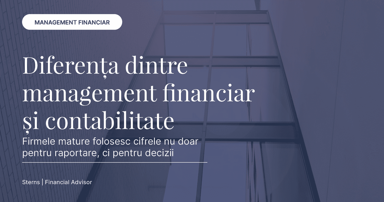 Diferența dintre management financiar și contabilitate