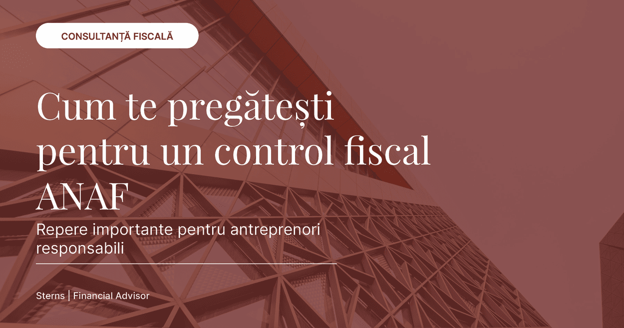 Cum te pregătești pentru un control fiscal ANAF